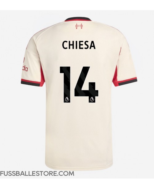 Günstige Liverpool Federico Chiesa #14 Auswärtstrikot 2025-26 Kurzarm Günstige Liverpool Federico Chiesa #14 Auswärtstrikot 2025-26 Kurzarm